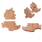 bamboo dish kid children ware fiber kid plate big plate set