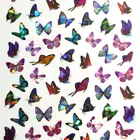 Laser Butterfly Fantasy 3D Nail Decal Stickers Nail Art Decorations Holographic Nail Sticker