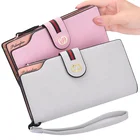 2019 Chivenido Fashion PU Leather Long Wallet Women Wallets Female Bag Ladies Card Holders Coin Purse