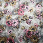 custom digital print flower design holland velvet fabric for upholstery and furniture