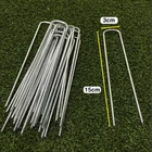 galvanized garden sod staples /landscape metal garden staples U Shape Clips