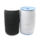 polyester blend woven elastic band white elastic strap polyester webbing waistband