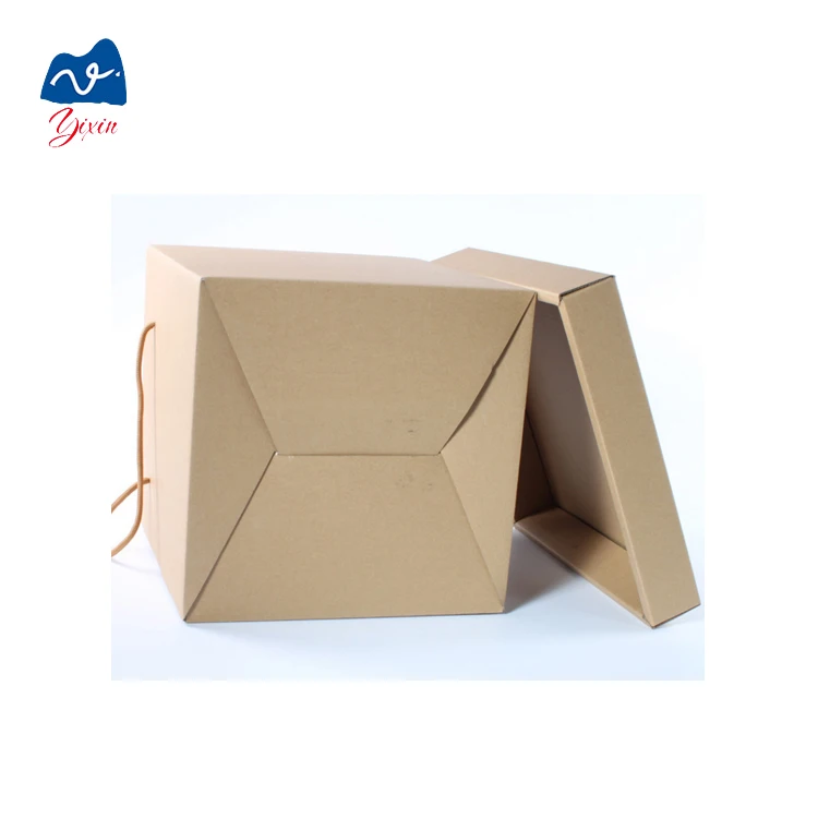 high quality cardboard storage hat box for with lid