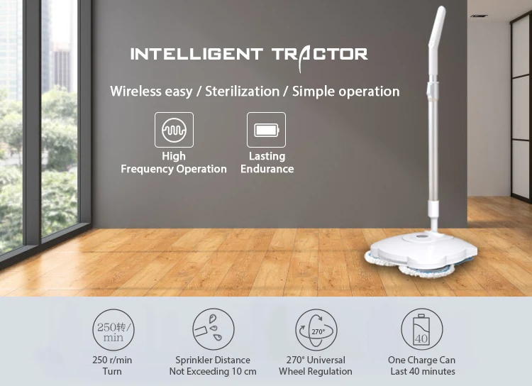 Multifunctional  Household Floor Cleaning Electric Cordless Steam Mop