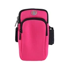 2020 Neoprene Multifunctional Zipper Pockets Running Sport Outdoor Gym Armband Bag For Mobile Phones Pouch