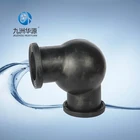 Huayuan insulated fule pipes fittings elbow wood pad steel pipe bend