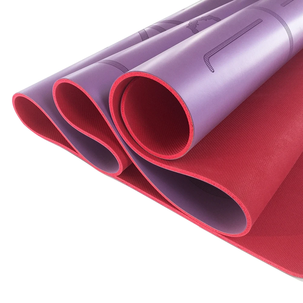 Yugland pastel colour eco natural rubber non slip environment natural pu rubber yoga mat