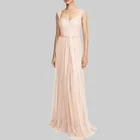 newest pink backless strapless long evening dress for women young teenagers