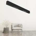 High brightness office supermarket home lighting smd3030 45w aluminum led linear chandelier