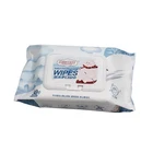 Natural cotton individually wrapped personal hygiene wet baby wipes