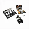 2 In 1 Chess Set Foldable Customized Board Game Checkers for 2 Players