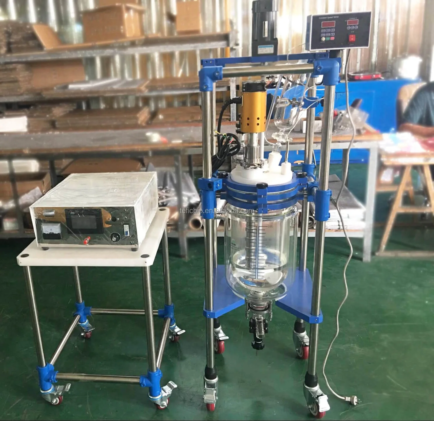 10l 20l 30l 50l Ultrasonic Mixer Reactor Equipment For Laboratory