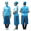 Single Used Non Woven Disposable Surgical Gown Cloth Beauty Spa Studio Gown Blue Permanent Makeup Accessories Supplies