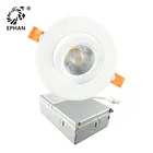 Omni-Directional 4 Inch 15 Watt Dimmable COB LED Downlight Gimbal