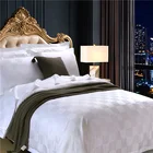 duvet cover 100% cotton jacquard pattern fabric 300 TC 250 280 300 used for hotel hospital fabric