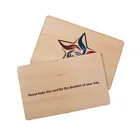 Packaging Customization Cards Id Rfid Card Blank Magnetic 125khz Tk4100 Wood Rfid Id Smart Cards