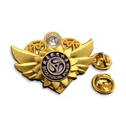 3D Wing Emblem Customized Baking Paint Chest Insert Logo Emblem of Drilling Company