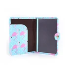 Hot sales name card custom travel wallet case passport cover PU leather holder