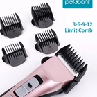 Petwant Ceramic Blade Profesional 3 Speed Rechargeable Cordless Cat Dog Pet Electric Hair Grooming Clipper Trimmer