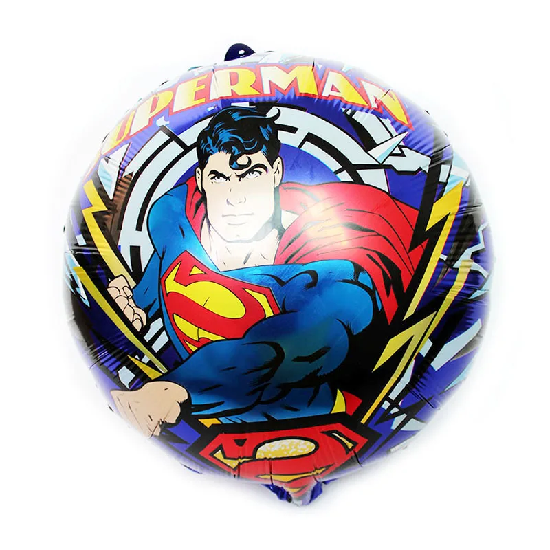 Batman, Hombre Araña, globo de la fiesta de superhéroe globos superman bebé super héroe Feliz cumpleaños globos juguete