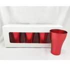 2019 different size anodized custom beer mug cup aluminum metal shot glass gift cup for drinking with nice packing