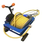 JP25 Garden Watering Irrigation hose reel Metal Material OEM