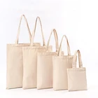 Newly popular custom logo womens plain natural handmade cotton canvas clutch bag