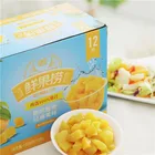 4oz fresh fruit cup113g peach in snack cup in fruit juice in pear juice