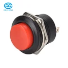 XIECHANG R16-507 Push Button Micro On Off Momentary 16mm Pushbutton Pull 2 Pin On-off Switch Push Button Es Wall