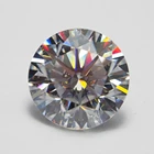 Stone Wholesale Lab Grown Moissanite Stone Diamond 6.5mm White Moissanite Diamond Price Per Carat Engagement Ring Earring Jewelry