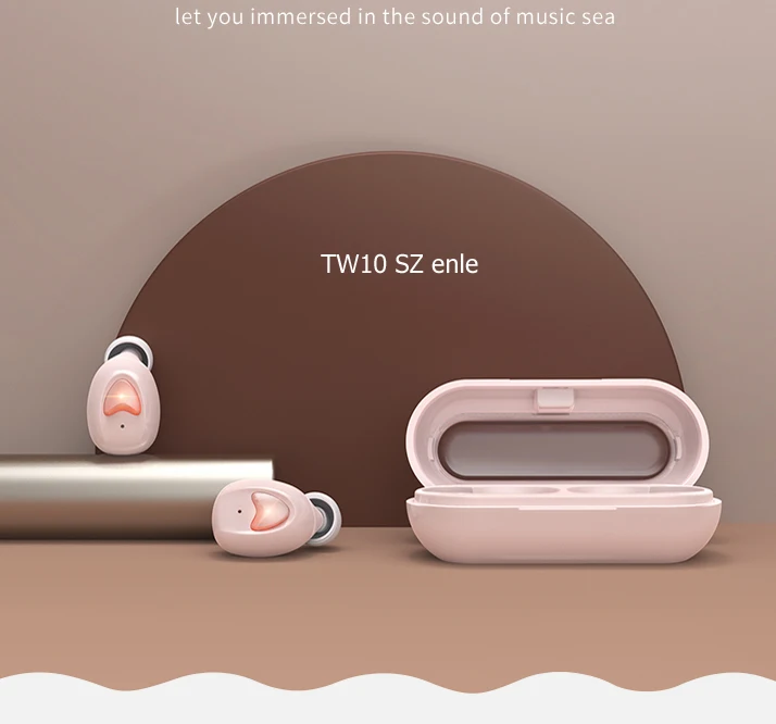 Enle high quality waterproof noise canceling mini in-ear tws wireless stereo bluetooth earphone earbud With mic headphone - ANKUX.COM