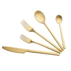 Competitive 5pcs Stainless steel cutlery set for hotel in stock