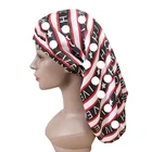 Wholesale sleeping long satin hair bonnet with custom logo