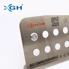 LA22S 22MM Logo Round Ip67 Momentary Latching Metal Push Button Switch