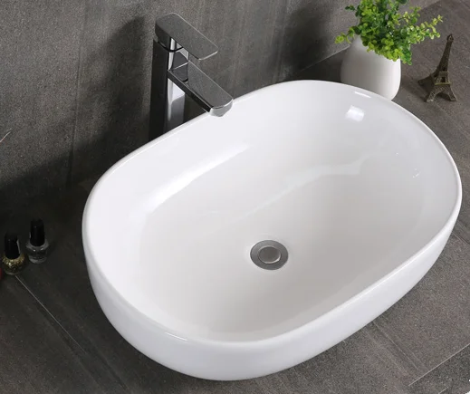 ceramic rectangular bathroom sink