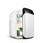 15L DC 12V 220V portable car refrigerator cosmetic mini fridge digital system dual cooling
