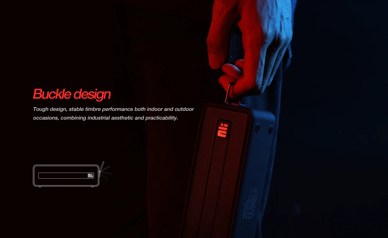 Nillkin Traveler W1 TWS wireless Speaker with IPX7 water-resistance - ANKUX.COM