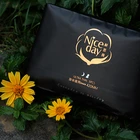 Hotsale Pure Organic Cotton Sanitary Napkins Free Sample Sanitary Pads Private Care Customized Factory Price 5 Pcs/Bag
