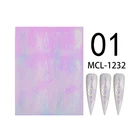 Nail Sticker Decoration Best Seller Decals Foil Nail Art Laser Sticker For Nail DIY Decoration