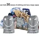 2019 big capacity dry cleaning drawstring home use nylon eco friendly laundry bag