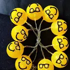 LED Cotton Ratton Ball String Christmas Decorative Fairy Light