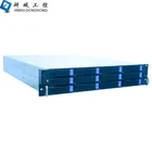 S1215Z LGA1151 6*PCI 4 DDR4 2U Rack Mount MSATA M.2 12 Bay NAS Server