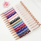 Kailong DIY Printing Empty Tube Pen Fill Crystal Metal Copper gift Ball Pen