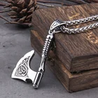 Stainless Steel Axe Key Bottle Opener Keychain with Wooden Case As Gift