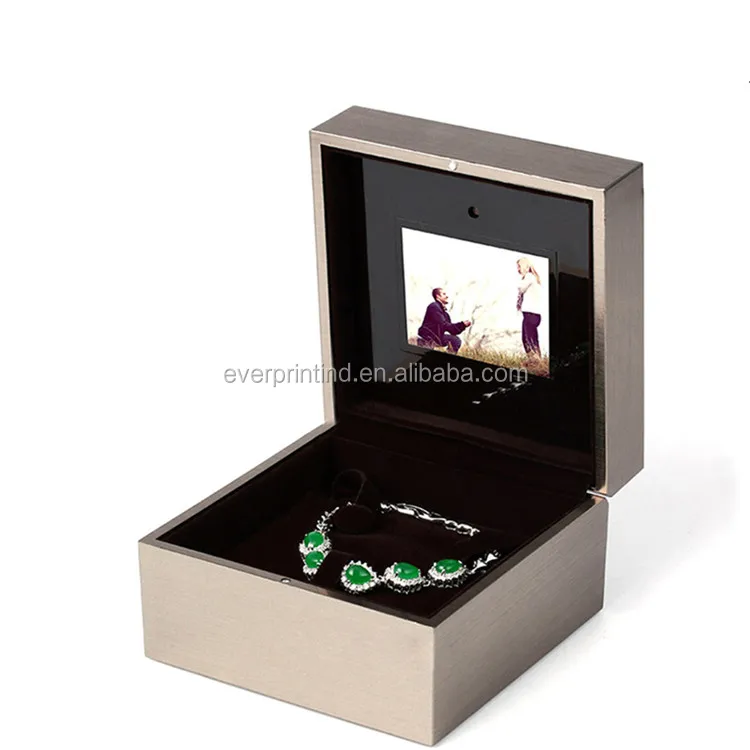 eco-friendly high-end elegant jewelry paper gift box packaging