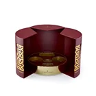 Ribbon Magnetic Door Open Custom Luxury Rigid Cylinder Cardboard Skin Care Set Packaging Ramadan Gift Box