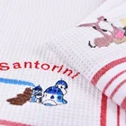 Jiamei Kitchen Tea Towel Handuk Microfiber Teatowel Custom Hemp Tea Towels Toallas Hoteleras Terry Cloth Kitchen Towel