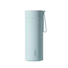 Portable Mini 12oz Rope Custom Bicycle Water Bottle Stainless Steel Thermos Vacuum Flask