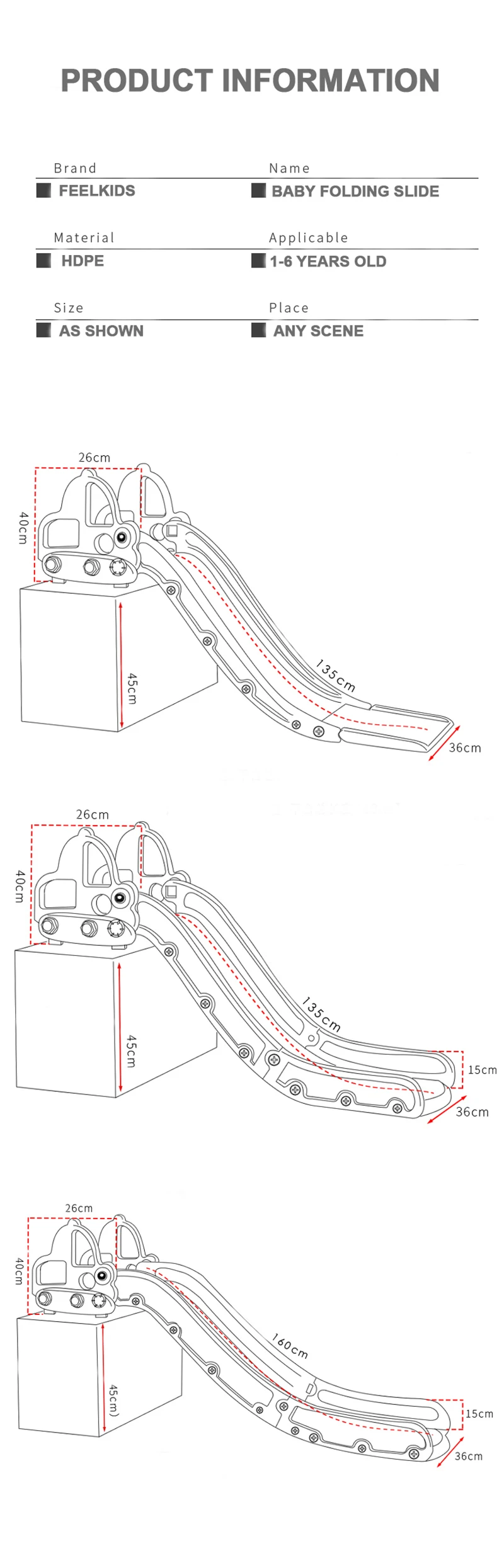 product kids bedside slide plastic ce cpc certified children toddler indoor outdoor home playground wholesale oem-7