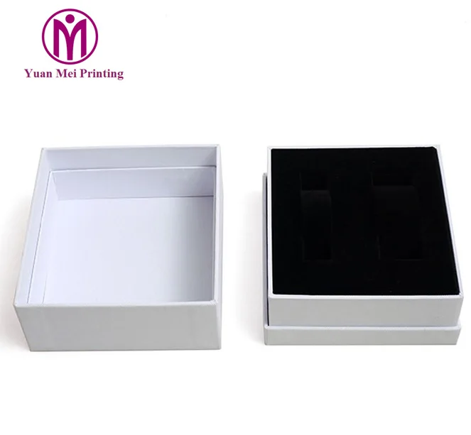 design fashion custom jewelry/ring paper gift box with ribbon